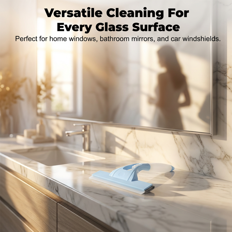 🌞 Spring into Savings: 50% Off!🔥3-in-1 Window Cleaner with Spray Function | Streak-Free Window Cleaning Without a Bucket | Multifunctional Glass Cleaner